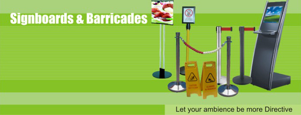 Sign Boards and Barricades